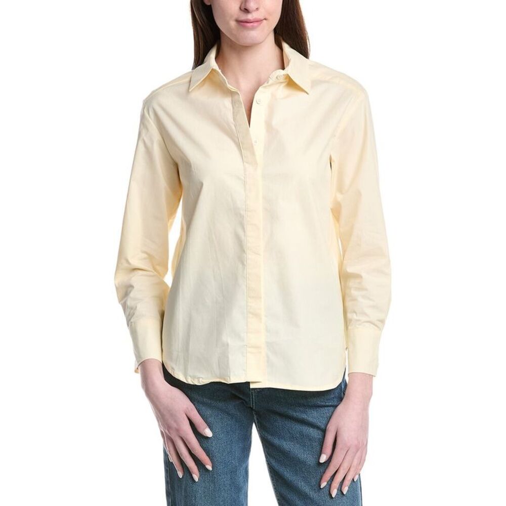 Anna Kay Womens Molan Blouse, Yellow
